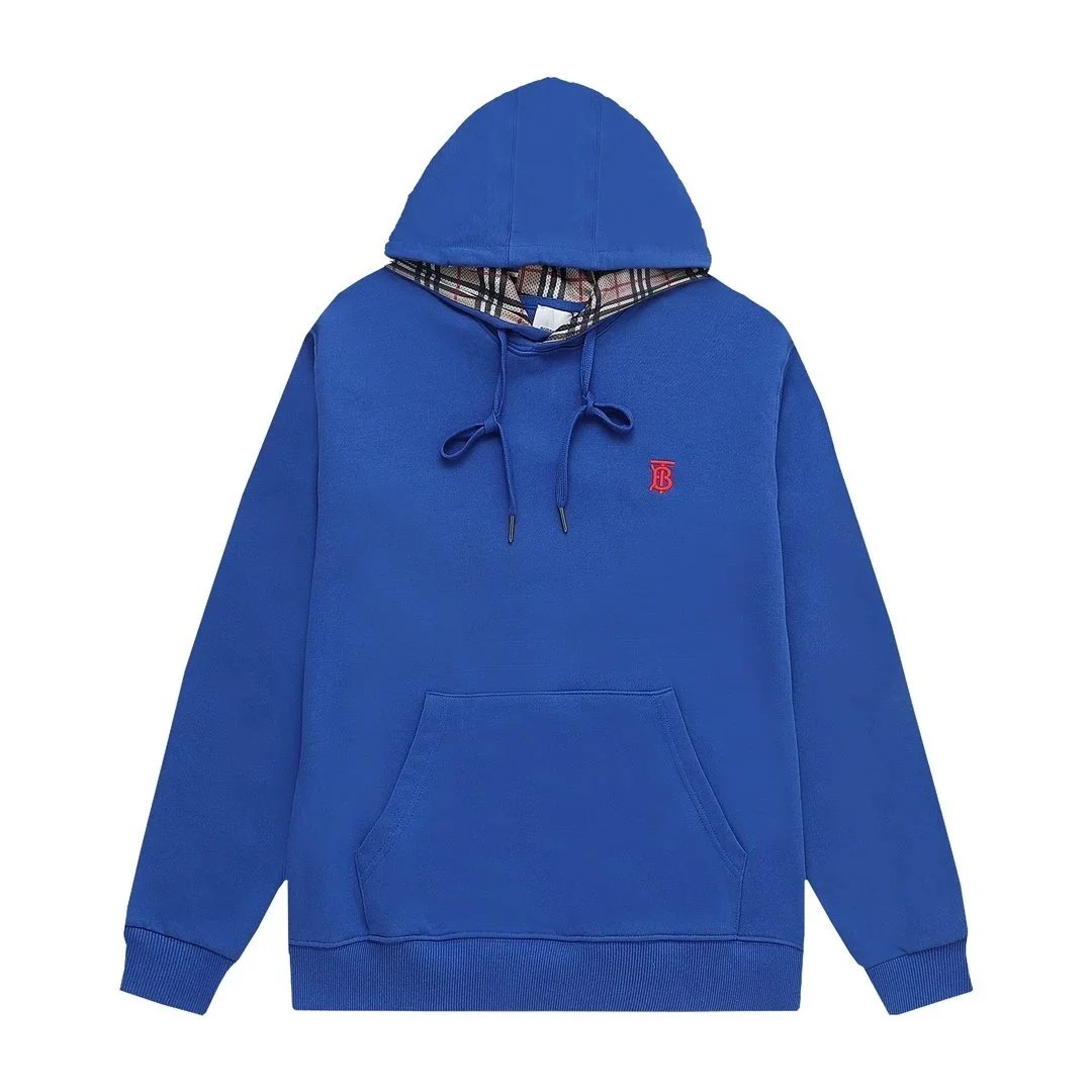 Burberry Hoodies & Sweatshirts Logo and check-detail — 17*Top quality