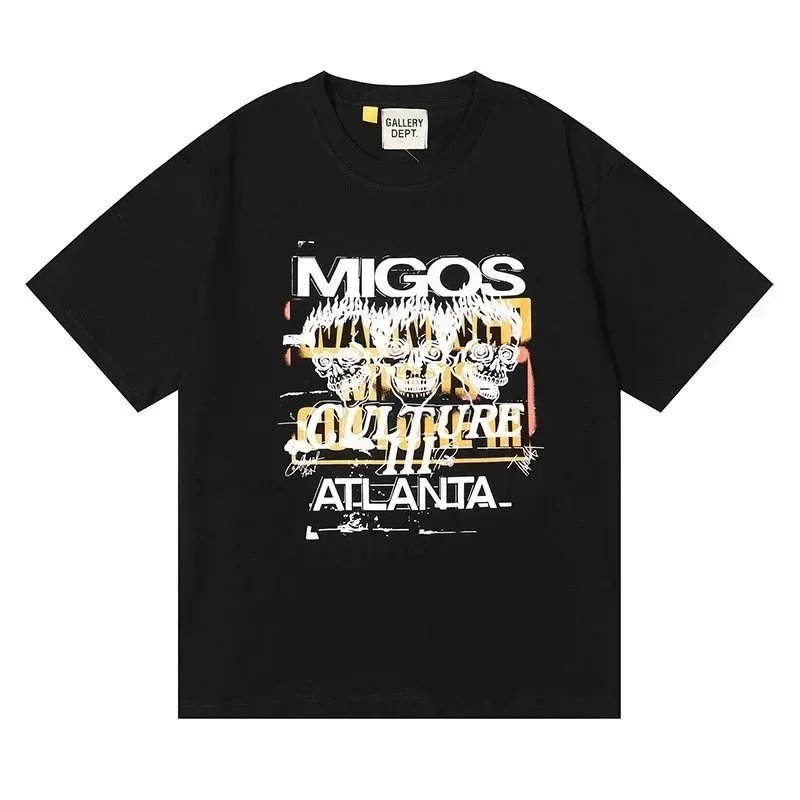 Gallery Dept. T-Shirts Graphic Short-Sleeve T-Shirt — 27 Black*High version