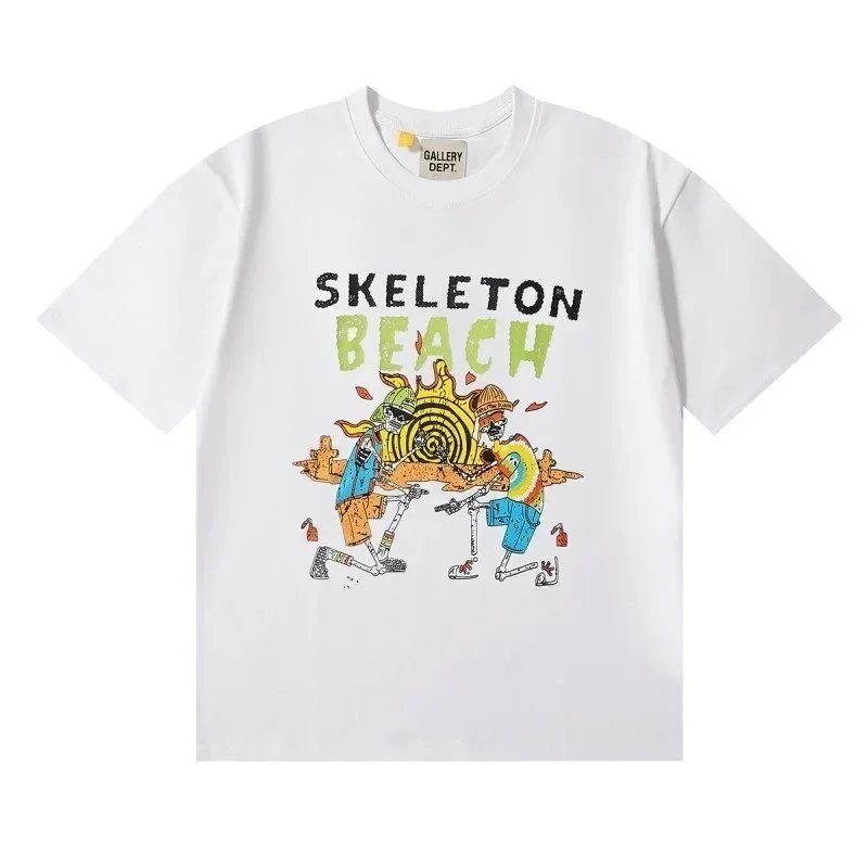 Gallery Dept. T-Shirts Graphic Short-Sleeve T-Shirt — 40 white*High version