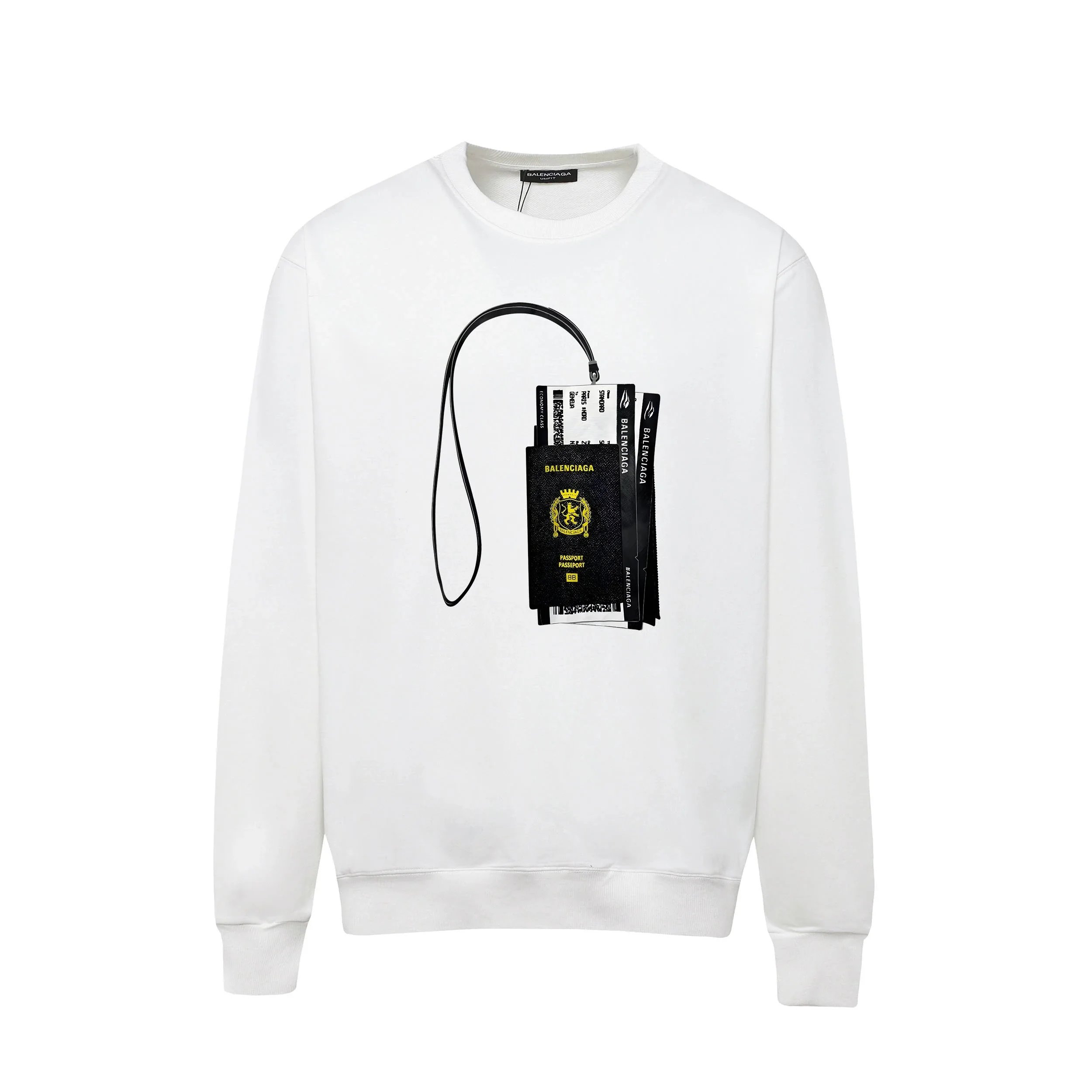 Balenciaga Hoodies & Sweatshirts Graphic Crewneck Sweatshirt image 11