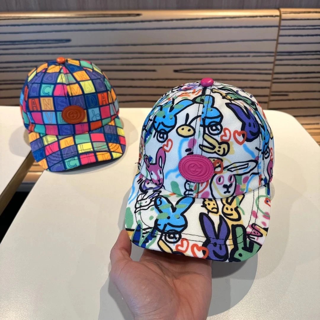 Gucci Hats Logo-print baseball caps and bucket — 08