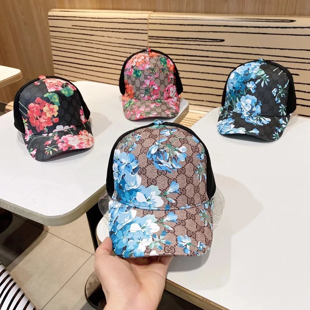 Gucci Hats Logo-print baseball caps and bucket — 37