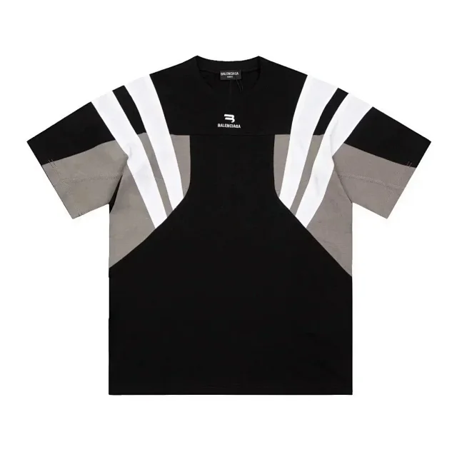 Balenciaga T-Shirts Short-Sleeve Logo Graphic T-Shirt product detail image 5