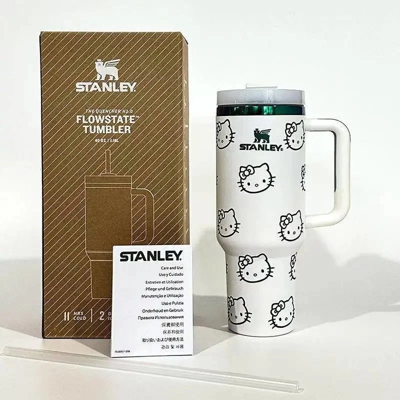 Stanley Uncategorized Quencher H2.0 FlowState 40 oz Tumbler — 11 KT Ivory white*high quality