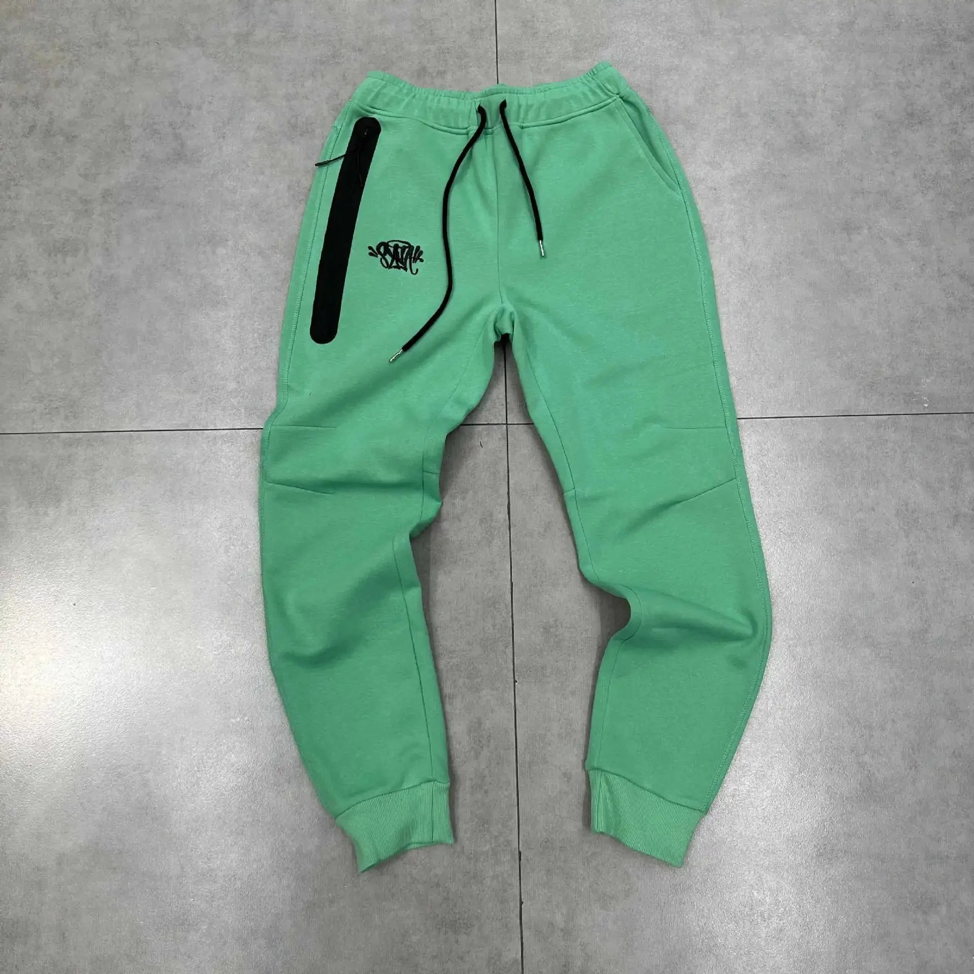 Life of Syn Jackets Hooded Zip-Front Colorblock Jacket — Green [trousers】*Top quality
