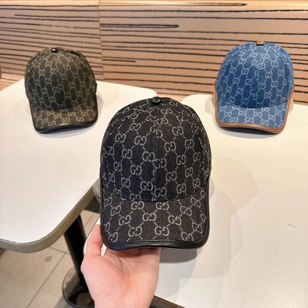 Gucci Hats Logo-print baseball caps and bucket image 7