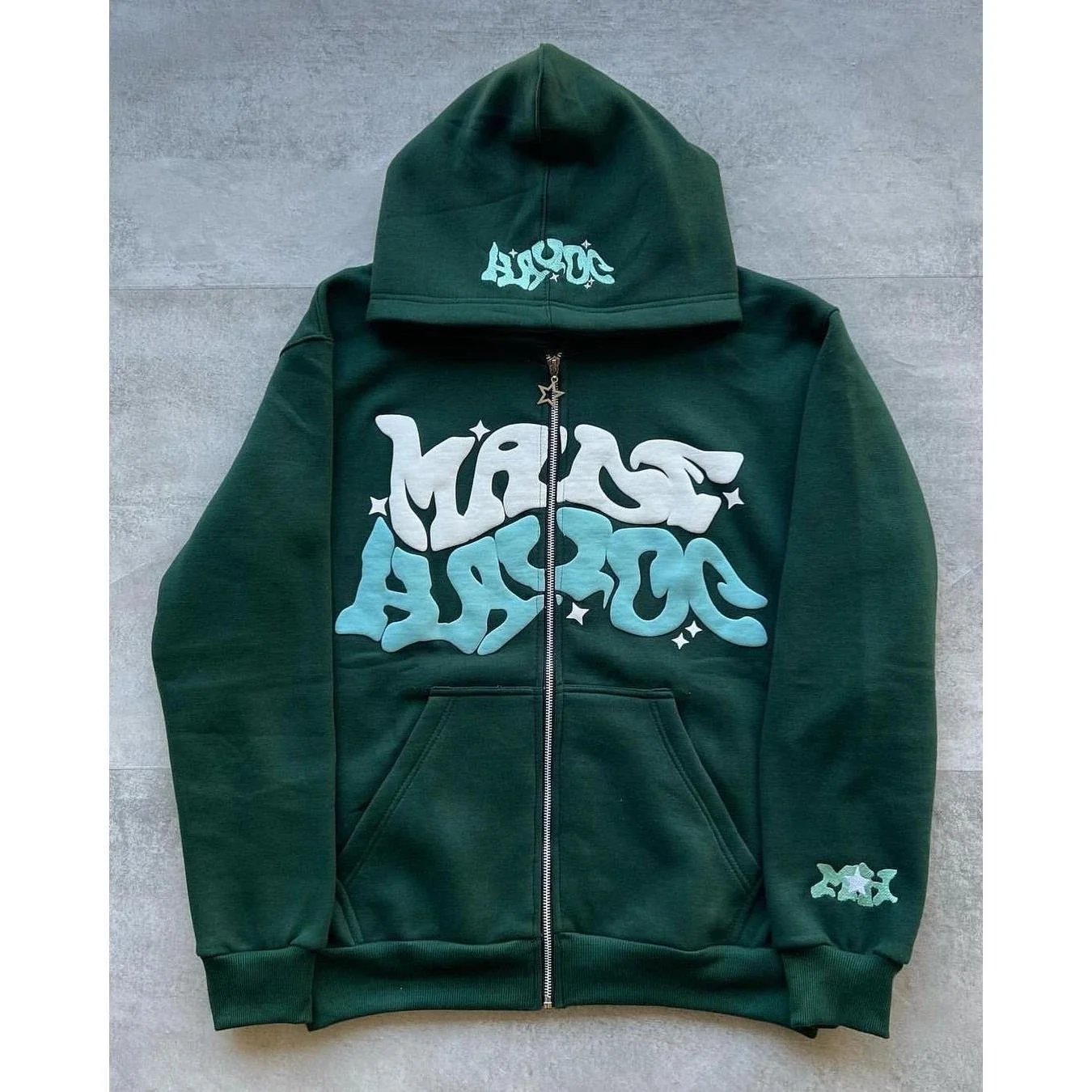Unbranded Hoodies & Sweatshirts Graphic Print — 28 green