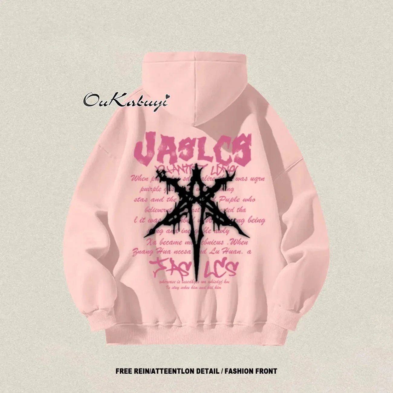 Unbranded Hoodies & Sweatshirts Oversized graphic print pullover image 3