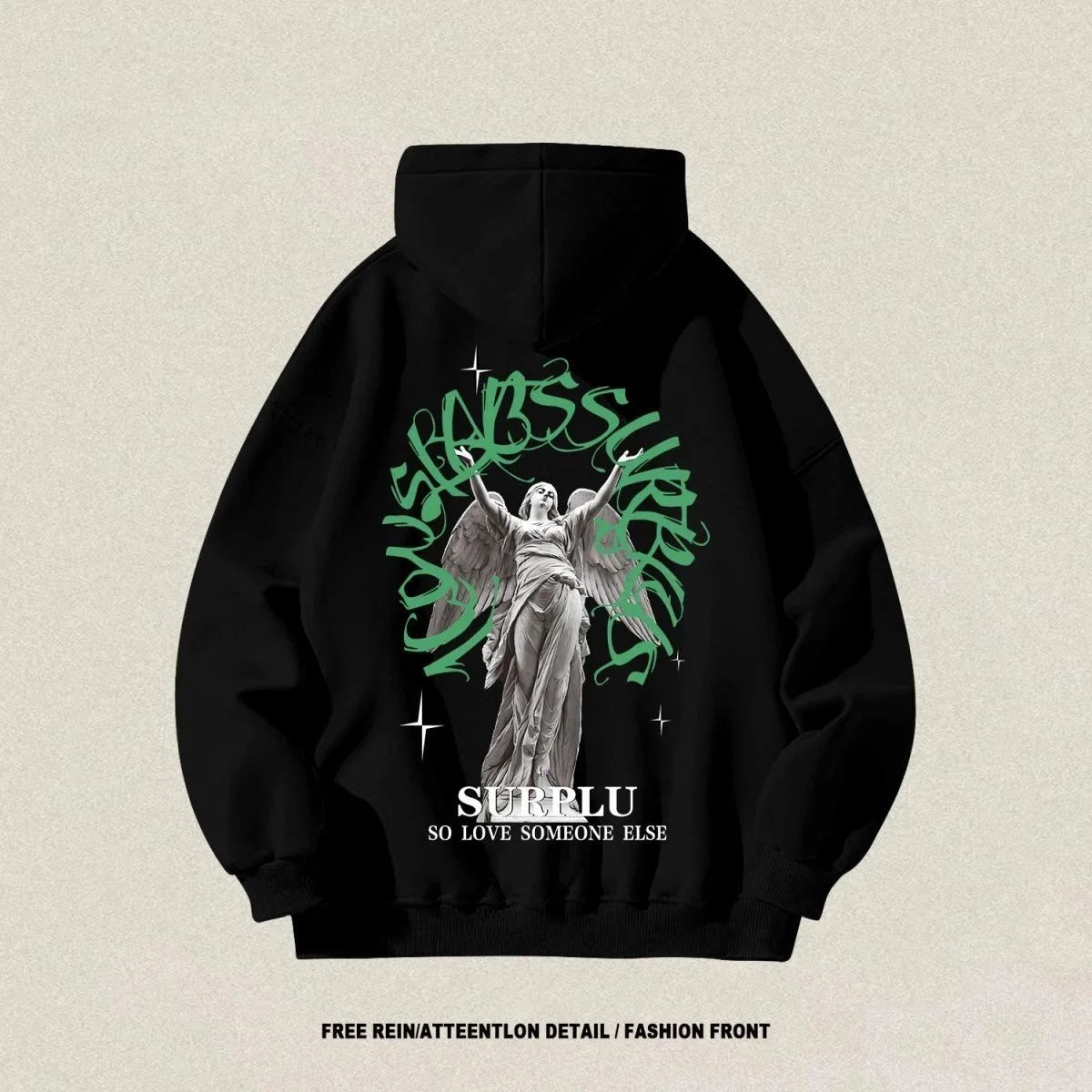 Unbranded Hoodies & Sweatshirts Oversized graphic print pullover image 11