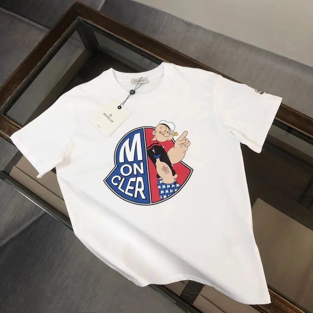 Moncler T-Shirts Short-Sleeve Logo T-Shirt — cp-10*Top quality