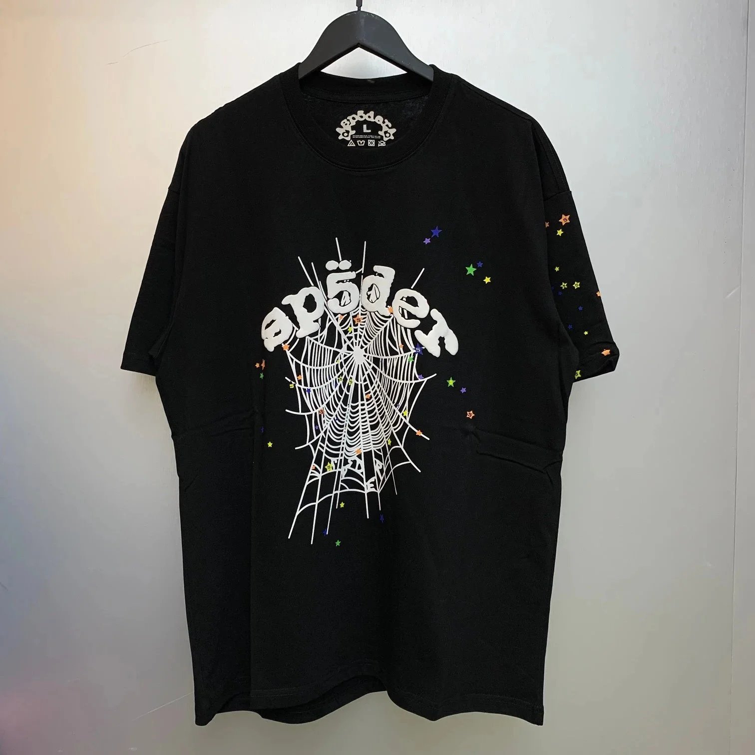 Moncler T-Shirts Short-sleeve graphic logo T-shirt — 28 black