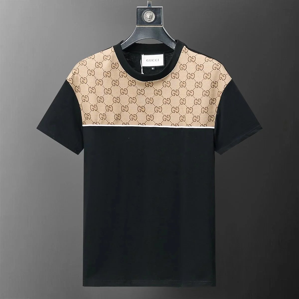 Gucci Matching Sets Short-Sleeve T-Shirt and Drawstring Shorts Set — 23 black