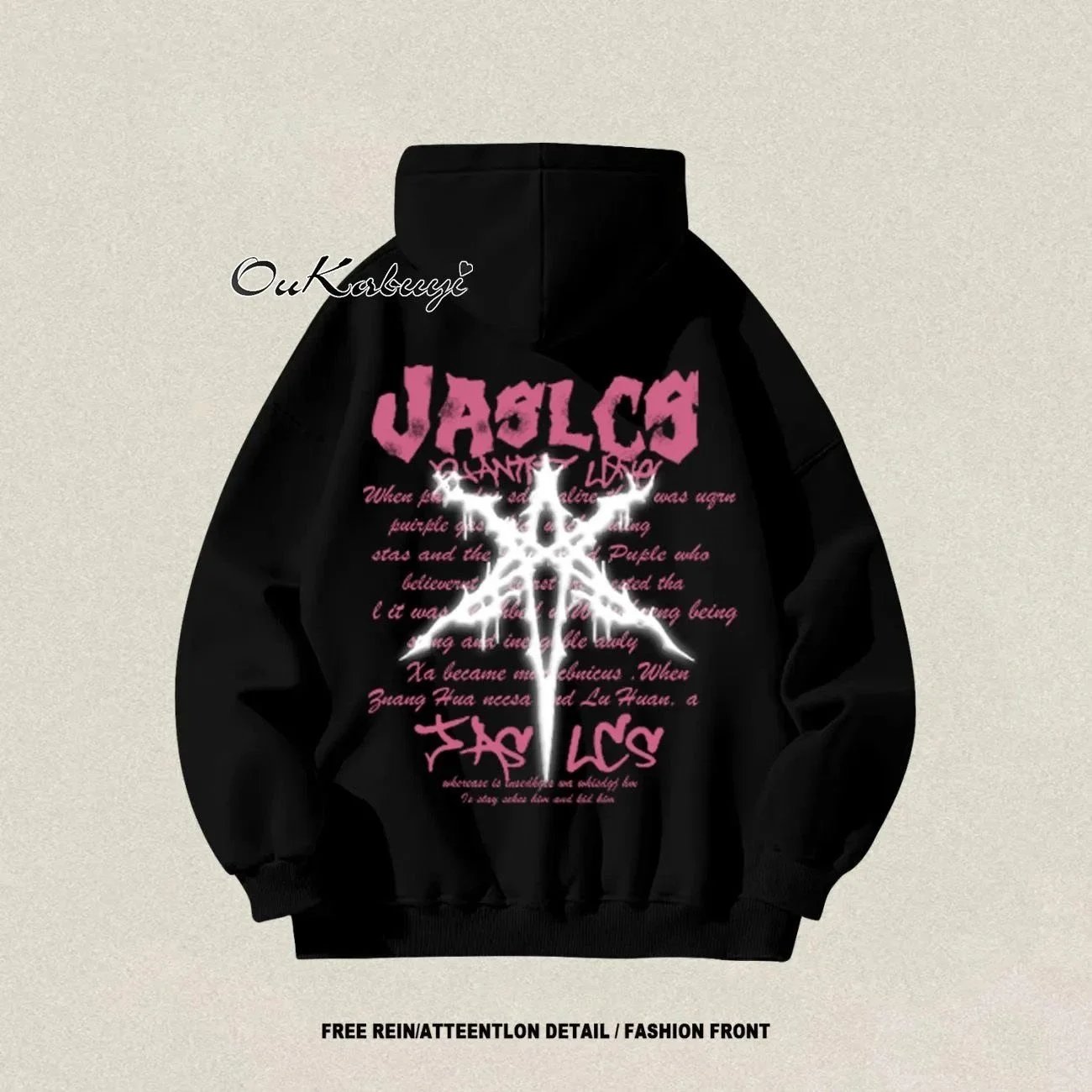 Unbranded Hoodies & Sweatshirts Oversized graphic print pullover image 4