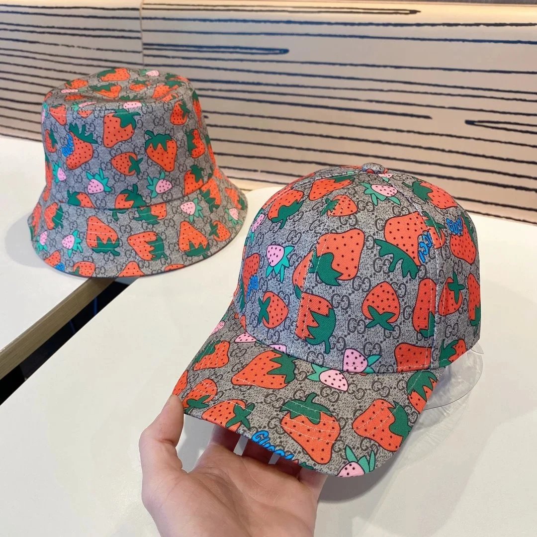 Gucci Hats Logo-print baseball caps and bucket — 28