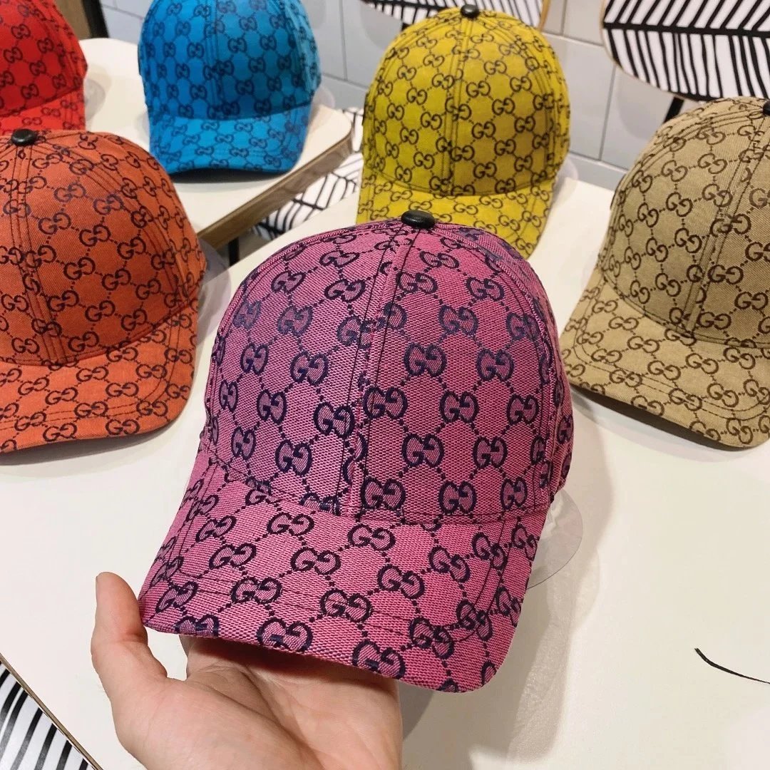 Gucci Hats Logo-print baseball caps and bucket — 34