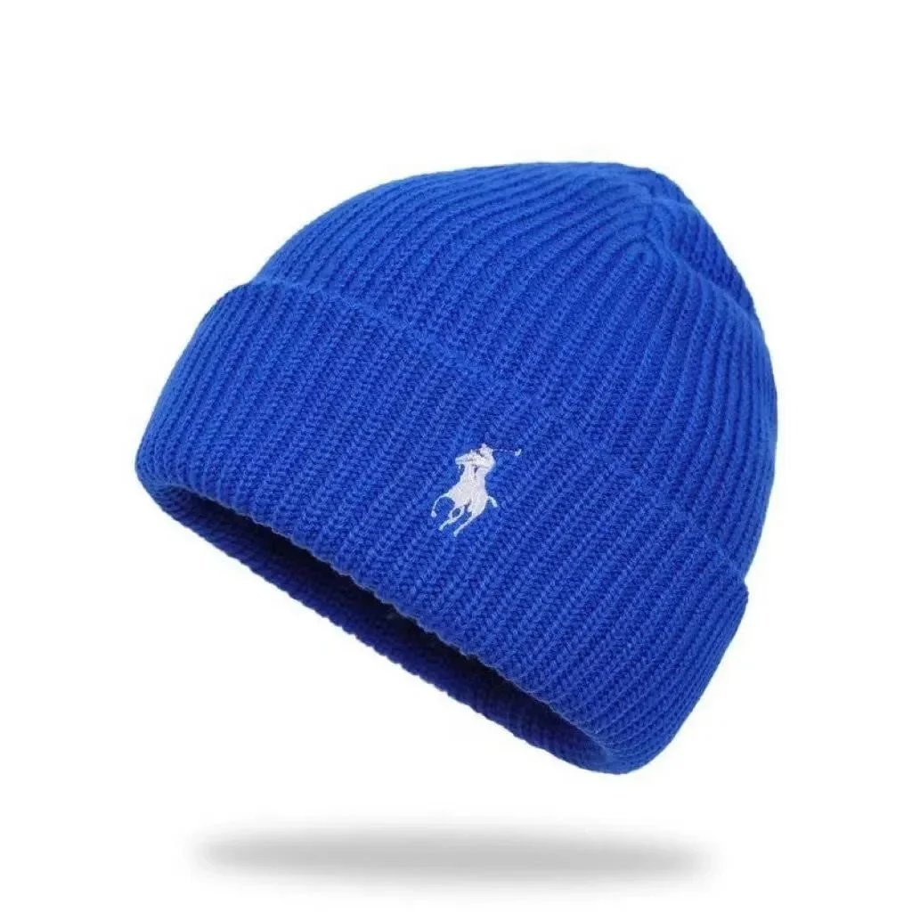 Polo Ralph Lauren Hats Rib-Knit Cuffed Beanie with Embroidered Pony — 07*Top quality
