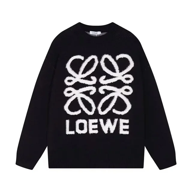 Burberry Knitwear Logo knit sweater and hooded product detail image 8