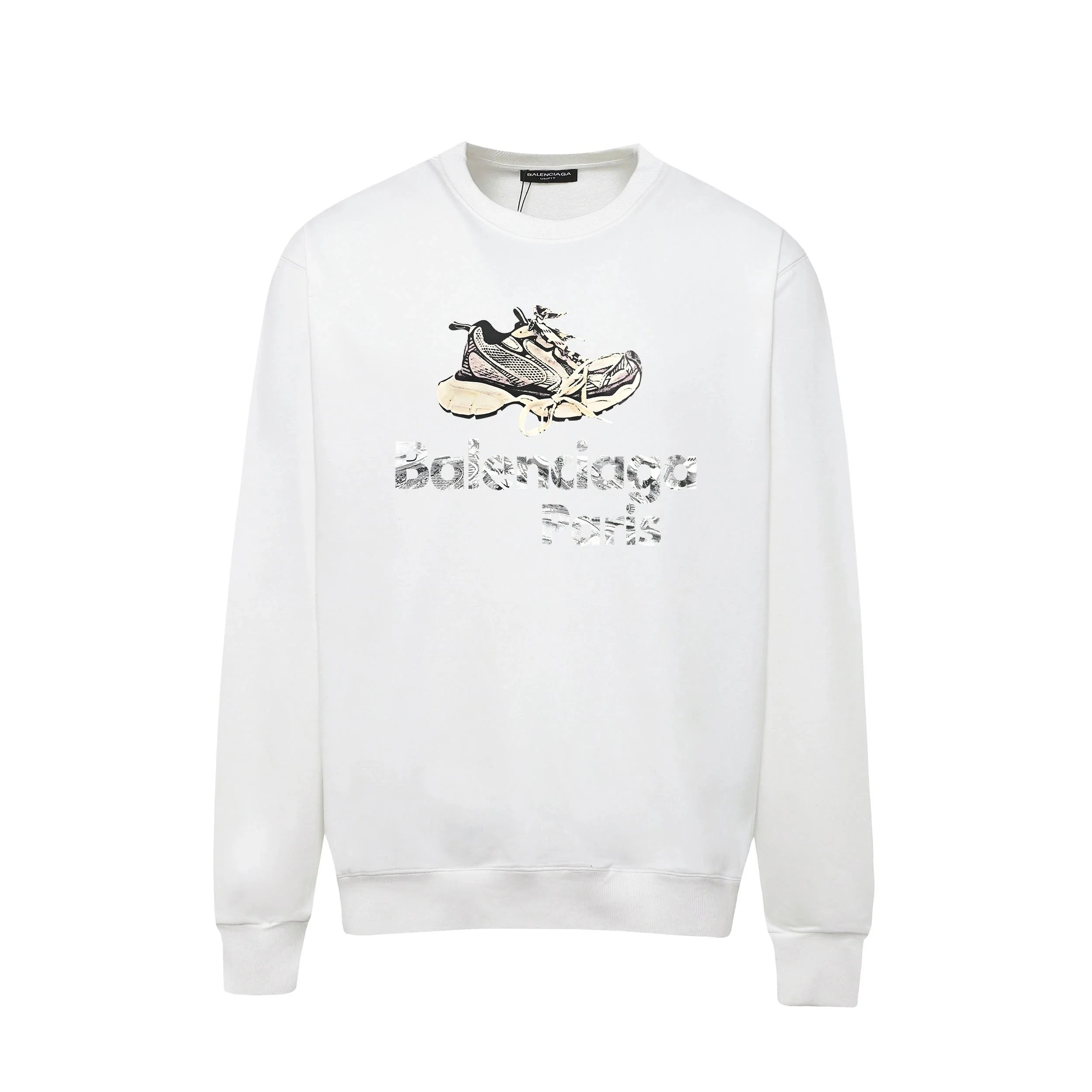 Balenciaga Hoodies & Sweatshirts Graphic Crewneck Sweatshirt image 4