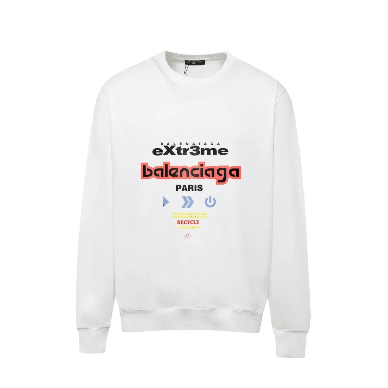 Balenciaga Hoodies & Sweatshirts Graphic Crewneck Sweatshirt — 38