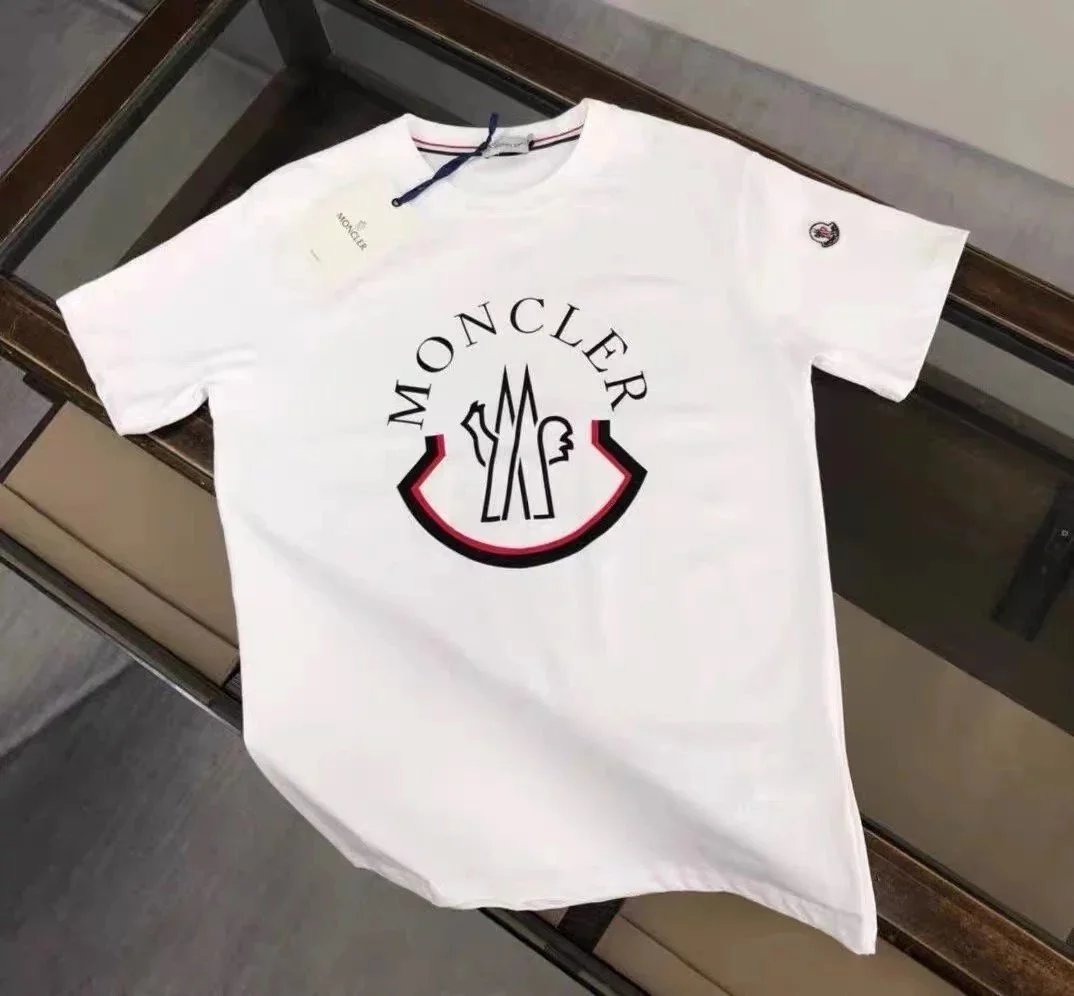 Moncler T-Shirts Short-Sleeve Logo T-Shirt image 9