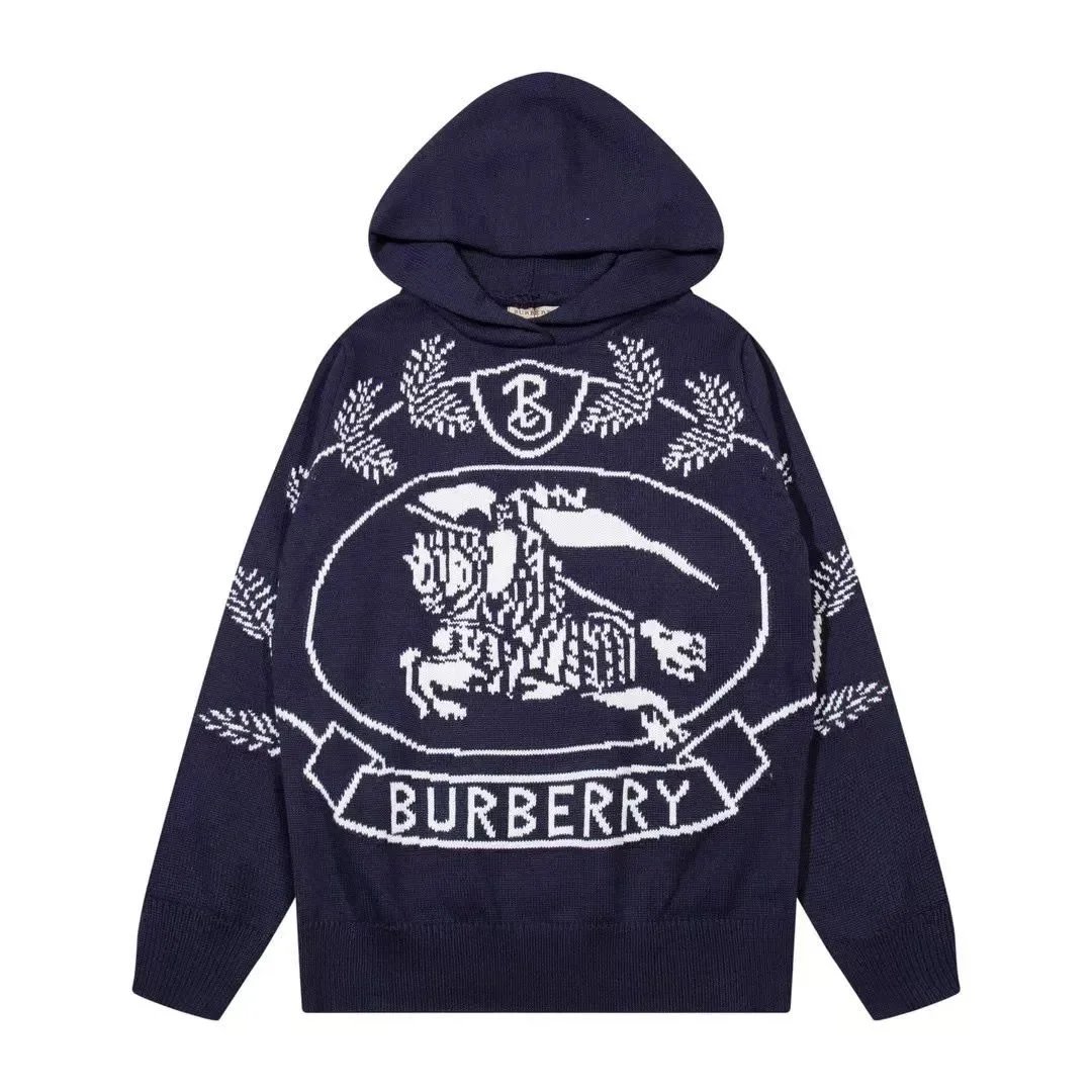 Burberry Knitwear Logo knit sweater and hooded image 3