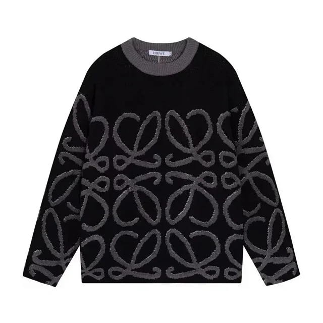 Burberry Knitwear Logo knit sweater and hooded product detail image 10