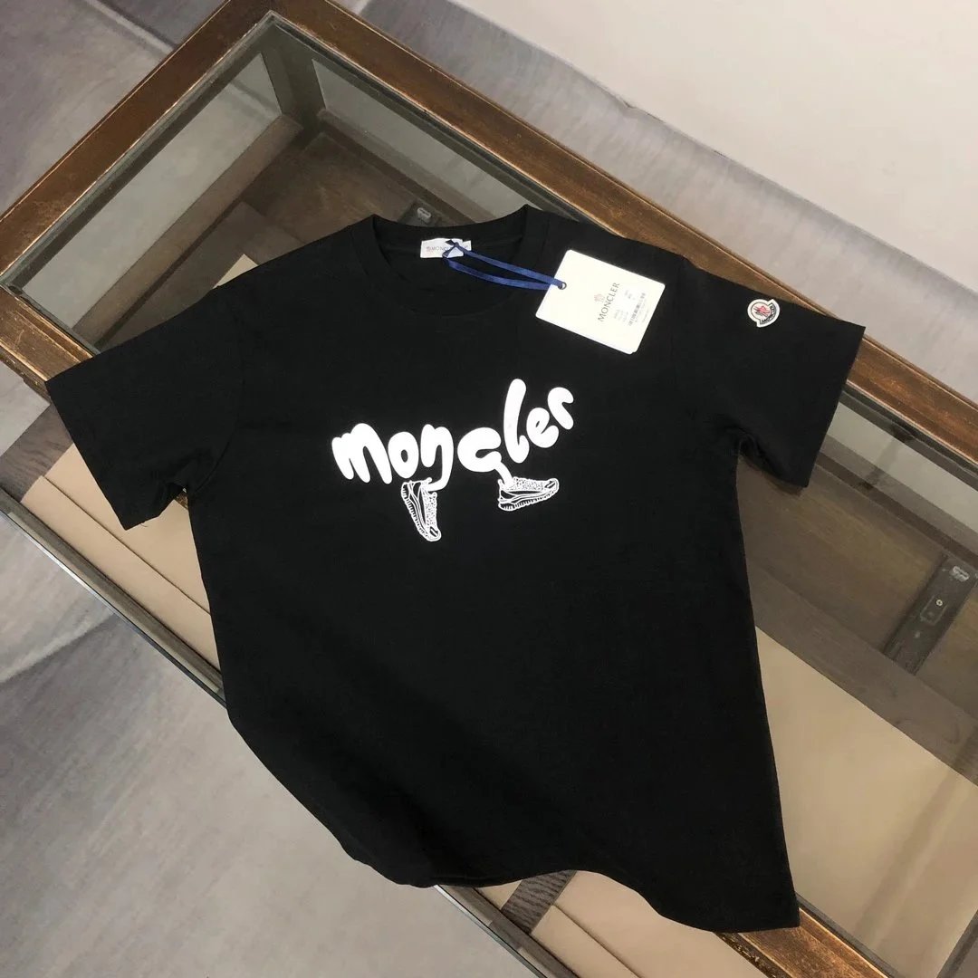 Moncler T-Shirts Short-Sleeve Logo T-Shirt image 15