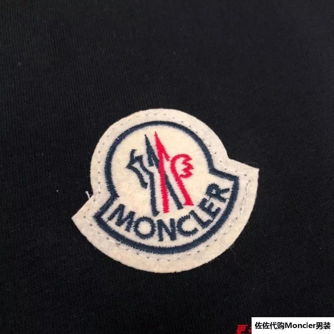 Moncler T-Shirts Short-Sleeve Logo T-Shirt image 10
