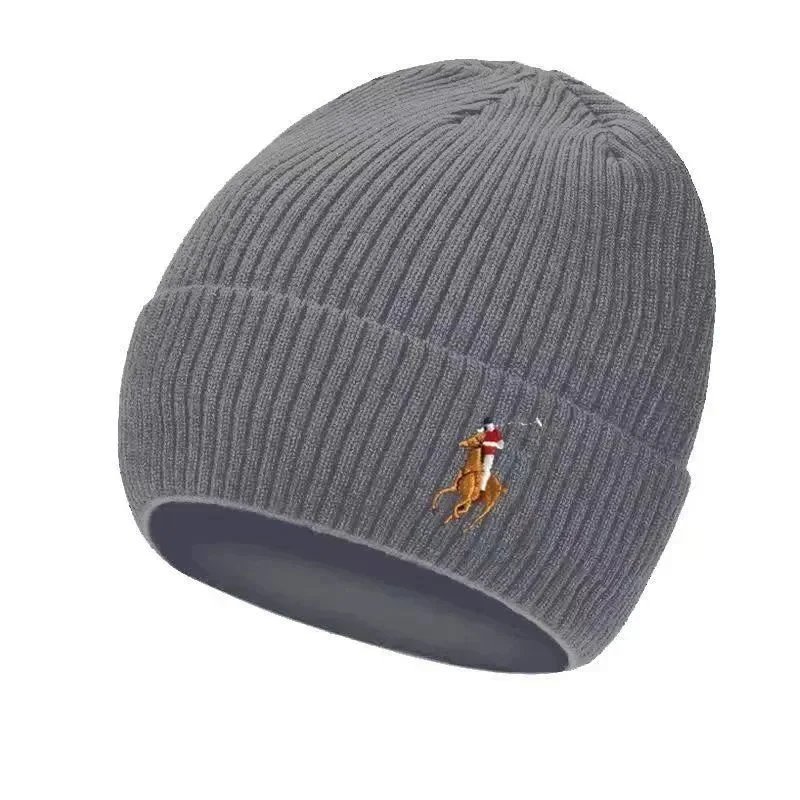 Polo Ralph Lauren Hats Rib-Knit Cuffed Beanie with Embroidered Pony — 03*Top quality