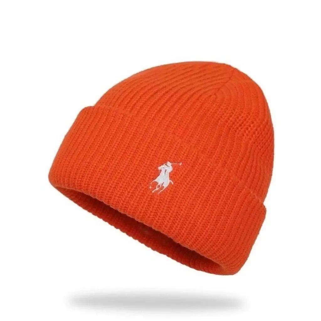 Polo Ralph Lauren Hats Rib-Knit Cuffed Beanie with Embroidered Pony — 06*Top quality