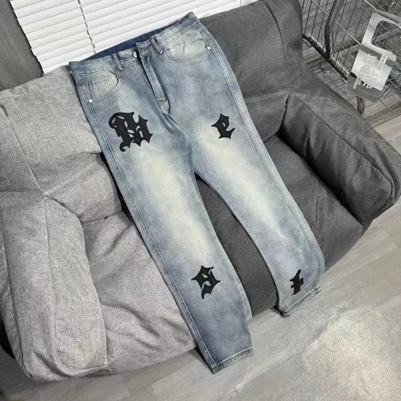 Unbranded Jeans Loose-Fit Graphic and Distressed Designs — 12