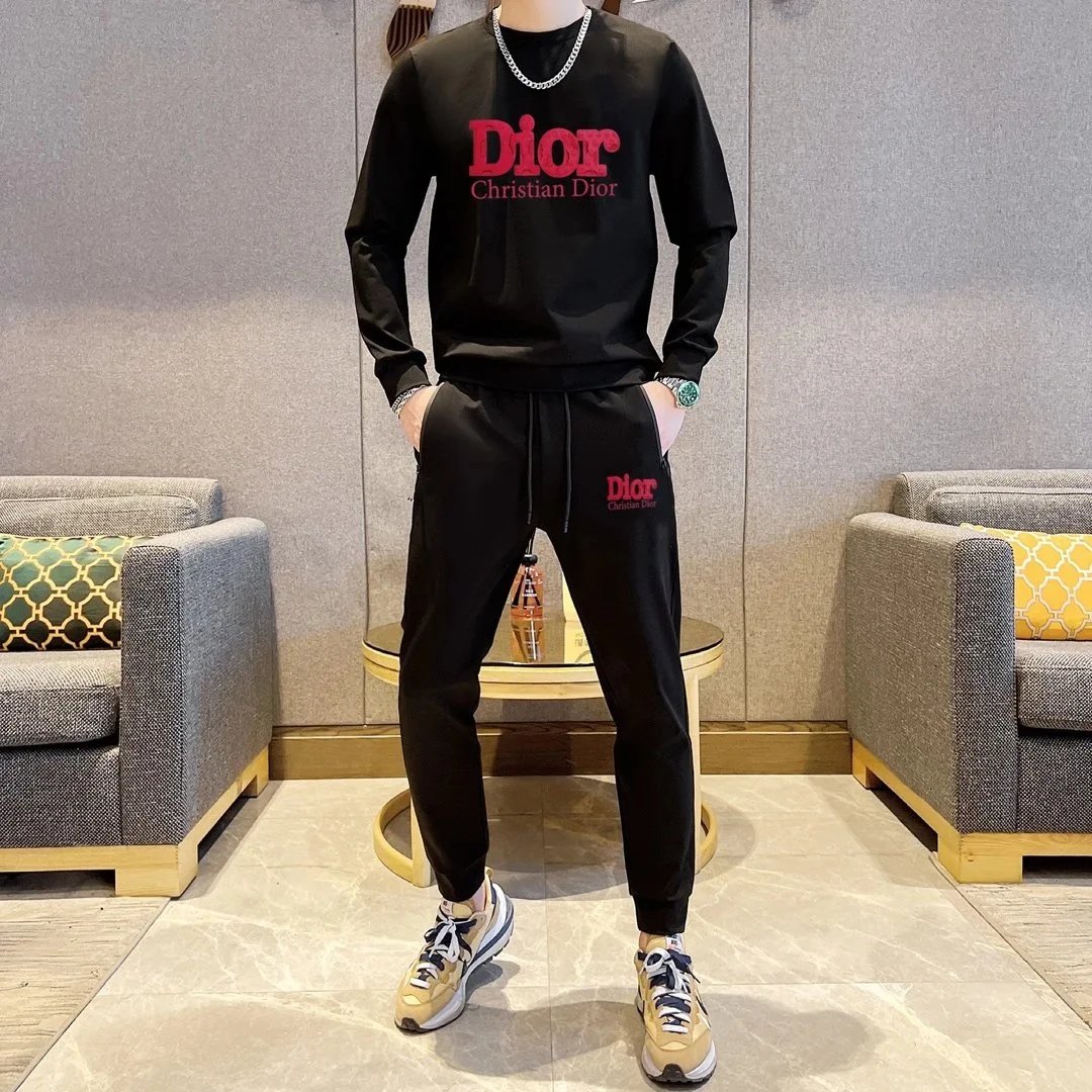 Prada Matching Sets Logo Sweatshirt and Jogger Set image 14
