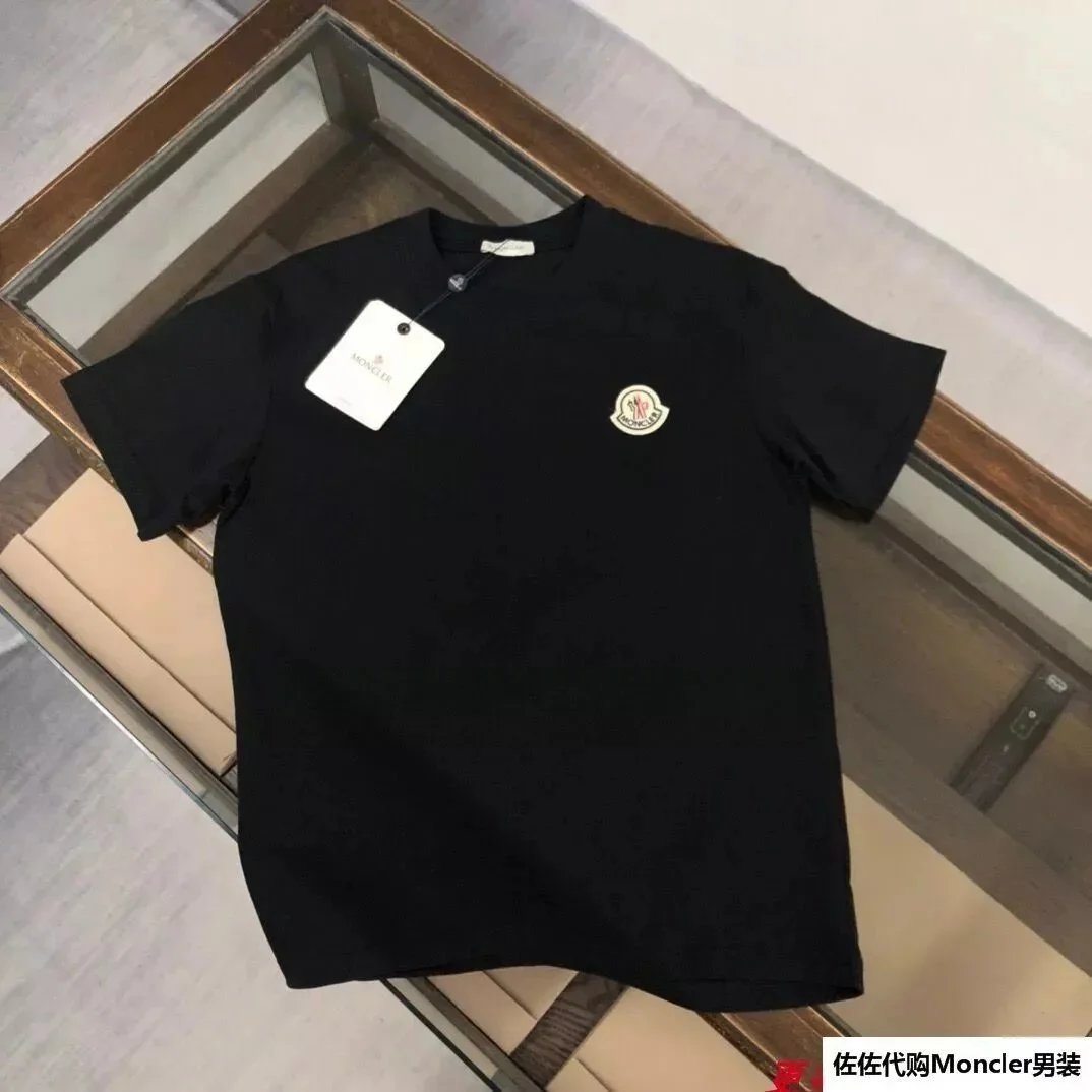 Moncler T-Shirts Short-Sleeve Logo T-Shirt image 6