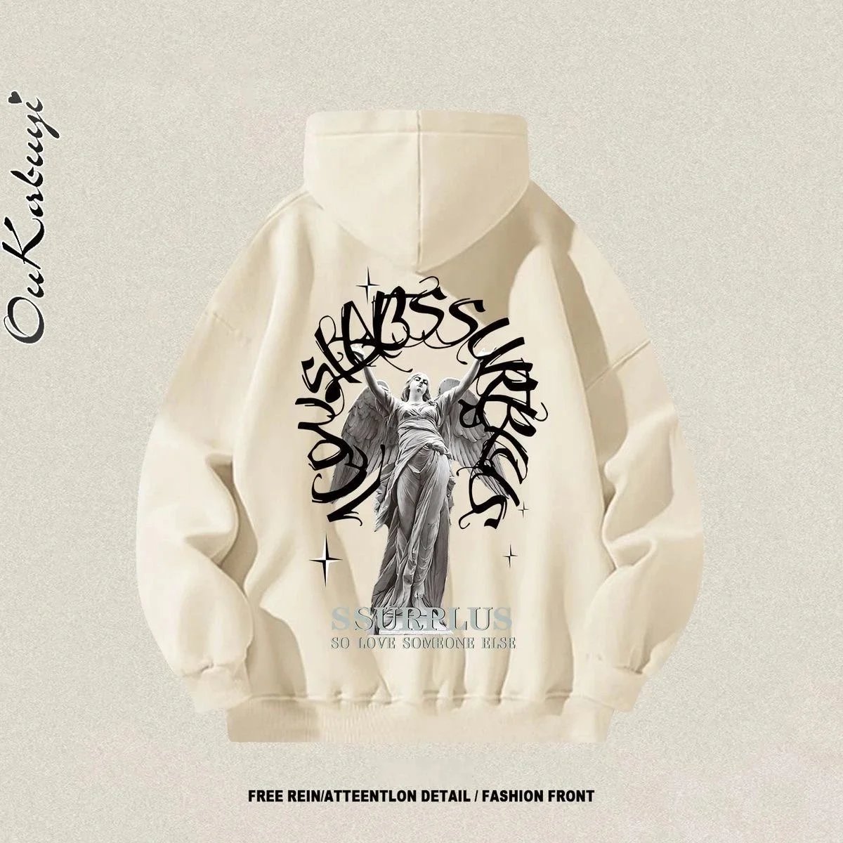 Unbranded Hoodies & Sweatshirts Oversized graphic print pullover image 9
