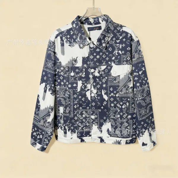 Louis Vuitton Monogram Washed Black Denim Jacket - 5