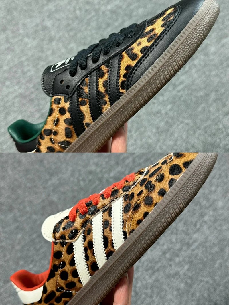 Adidas Ad Originals Samba Leopard Print