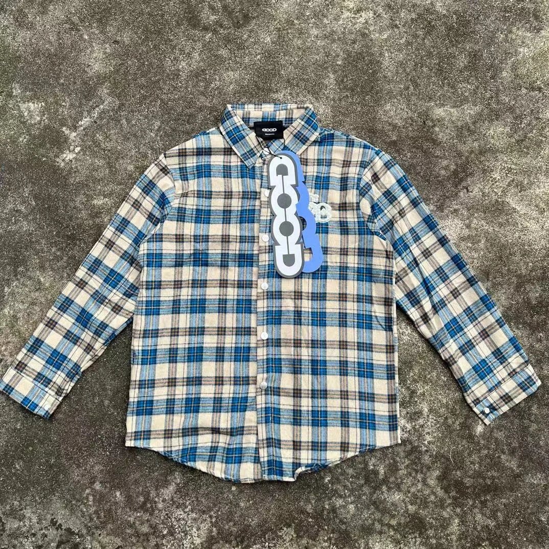 Good Blue Plaid Long