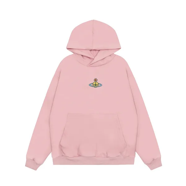 Vivienne Westwood Orb Logo Pink Hoodie - 1
