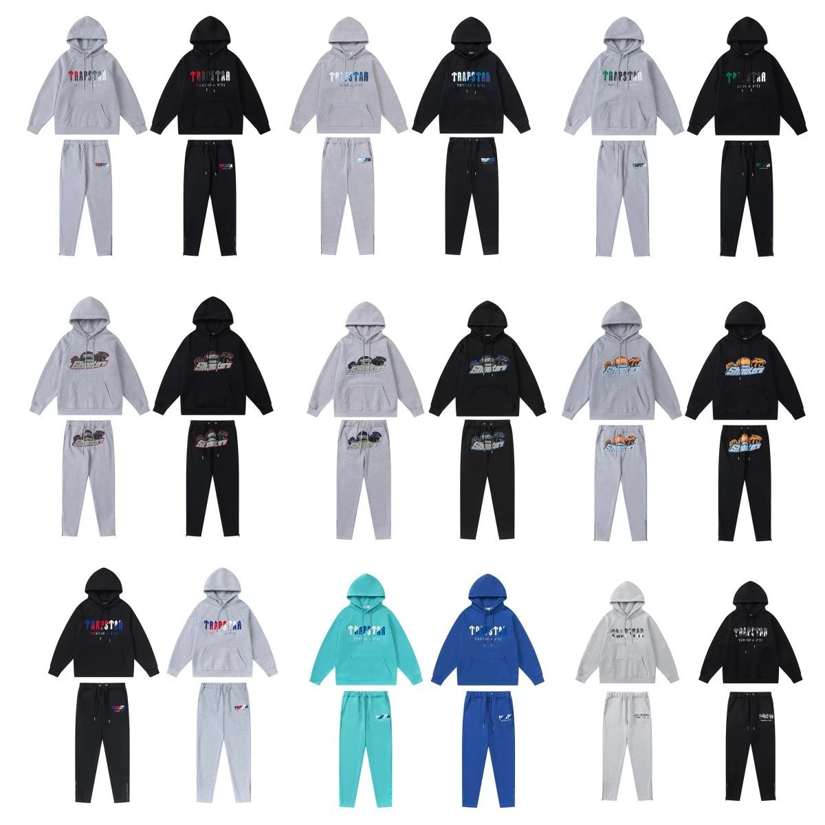 Trapstar Black Hoodi