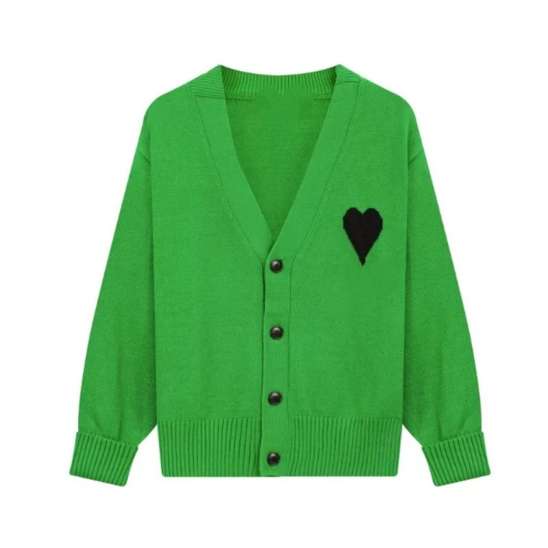 Grass green【A 05 Jacquard cardigan】 SKU image