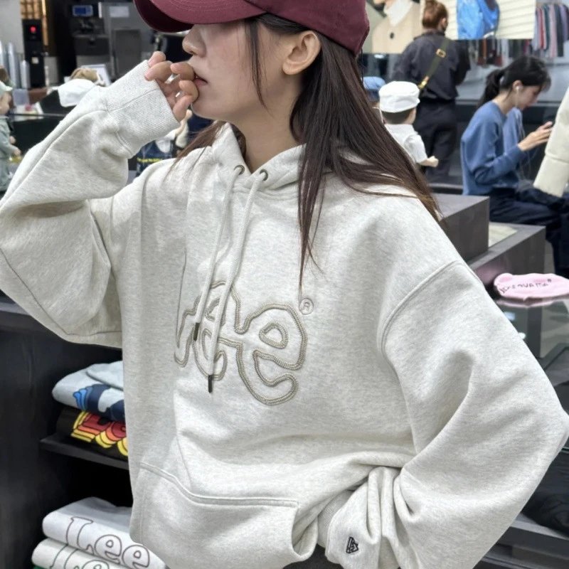 Lee Grey Oversized Hoodie
