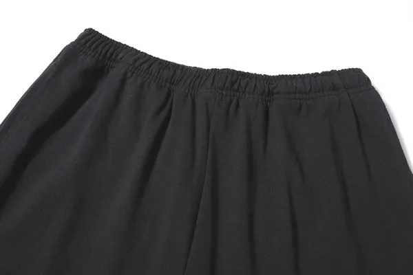 Acne Studios Logo Patch Wide-Leg Sweatpants Black - 5