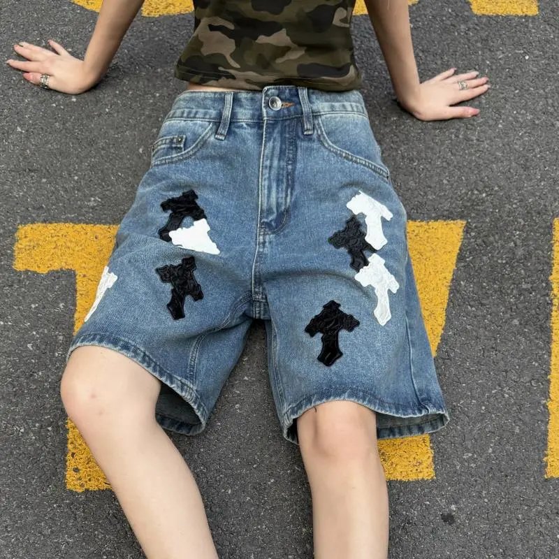 Blue Denim Cross Pat