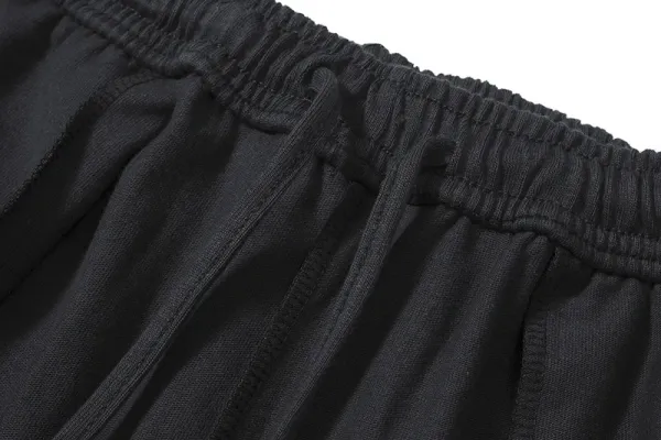 Acne Studios Logo Patch Wide-Leg Sweatpants Black - 6