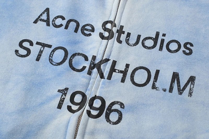 Acne Studios Stockholm 1996 Zip-Up Hoodie Black - 6