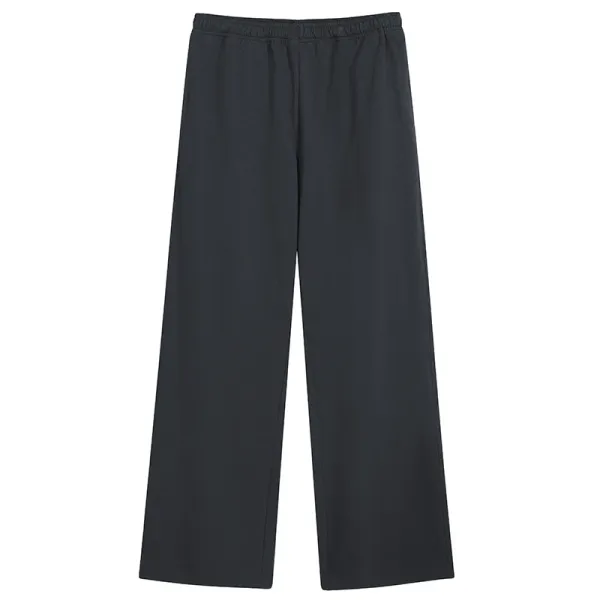 Acne Studios Logo Patch Wide-Leg Sweatpants Black - 3