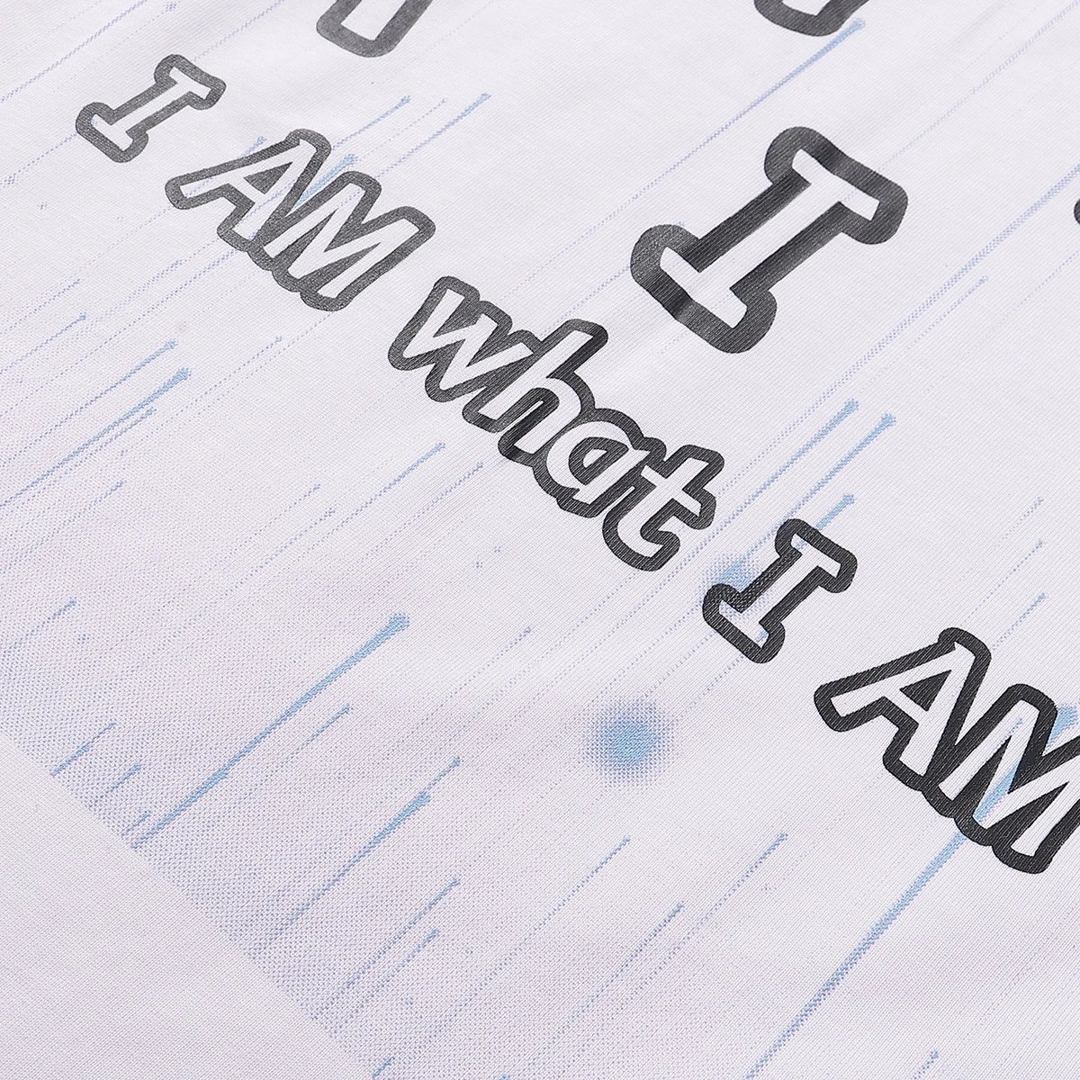 MRAI I Am What I Am Graphic Print White T-Shirt - 29