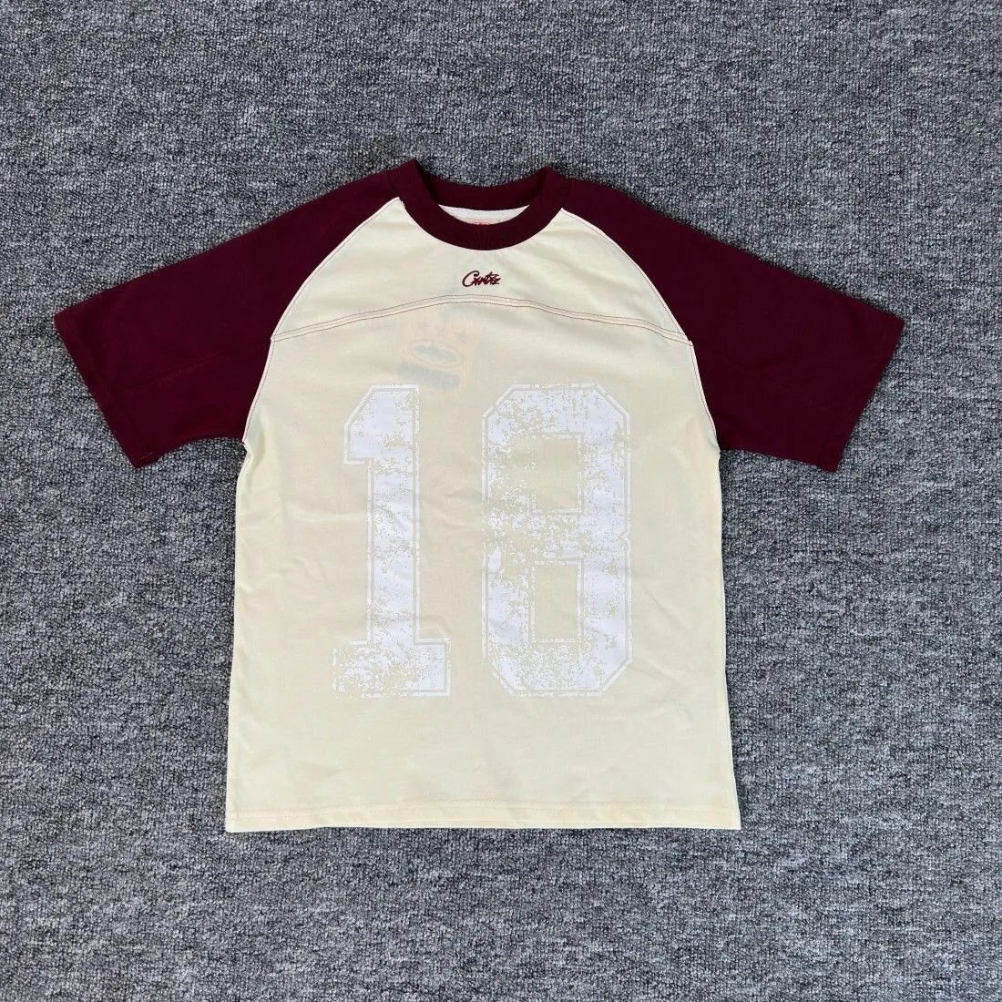 770 wine red short sleeve SKU image