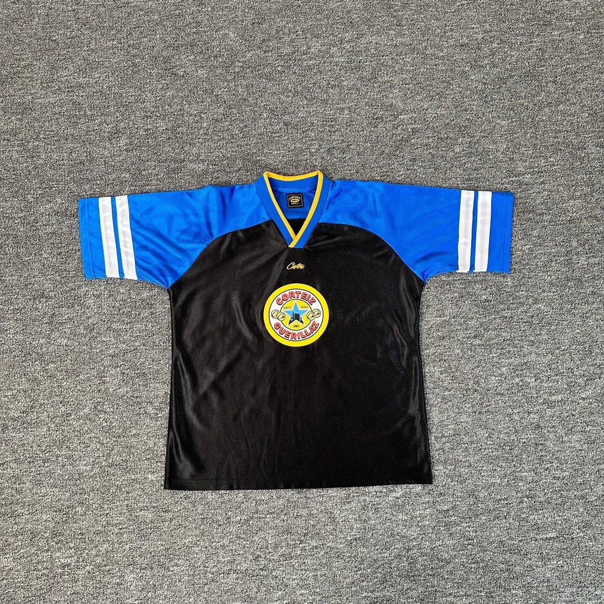 773 blue and black short sleeves SKU image