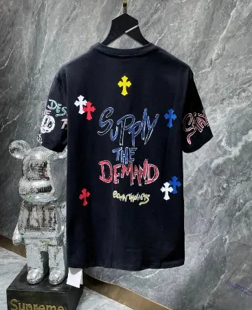 Off-White Caution Graphic Print Gray T-Shirt - 22
